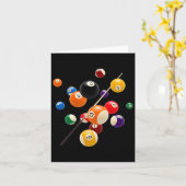 Carte Profitez de Cool Pool Billard Jeu de nouveauté Gra (Fleur jaune)