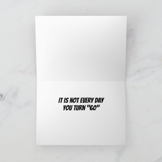 CARTE **PROFITEZ DE LA BALADE** VOUS AVEZ ***60*** (Intérieur)