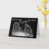 CARTE ***PROFITEZ DE LA MARCHE*** ET DE VOTRE ANNIVERSAI (Fleur jaune)