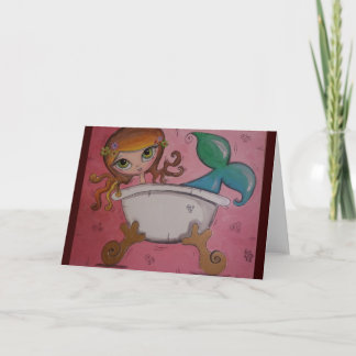 Carte Profitez de l'anniversaire de votre sirène! - Cart