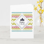 Carte Profitez De L'Aventure (Fleur jaune)