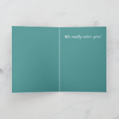 Carte Profitez de l'équipe de baseball (Intérieur)