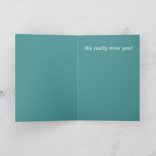 Carte Profitez de l'équipe de baseball (Intérieur)