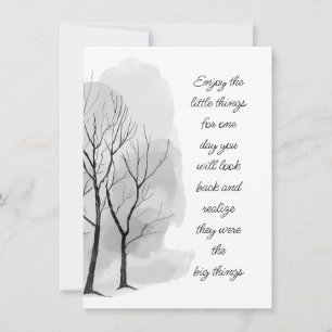 Carte Profitez de petites choses Citation de vie inspira