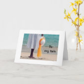 CARTE PROFITEZ DE VOTRE ANNIVERSAIRE "VOTRE CHEMIN" (Fleur jaune)