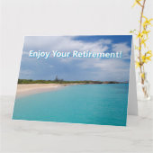Carte Profitez de Votre Retraite ! (Fleur jaune)