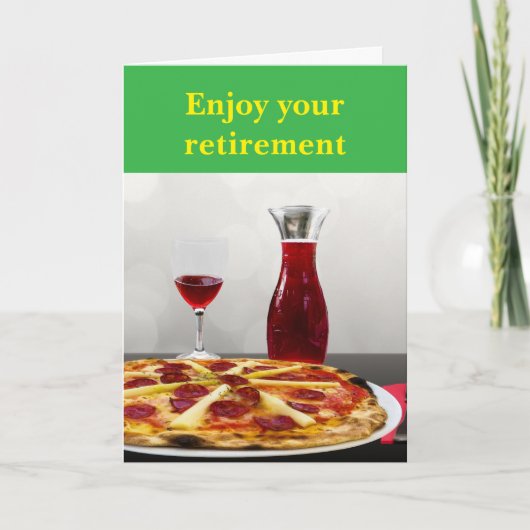 Carte Profitez de votre retraite. (Devant)