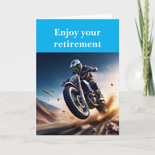 Carte Profitez de votre retraite. (Devant)