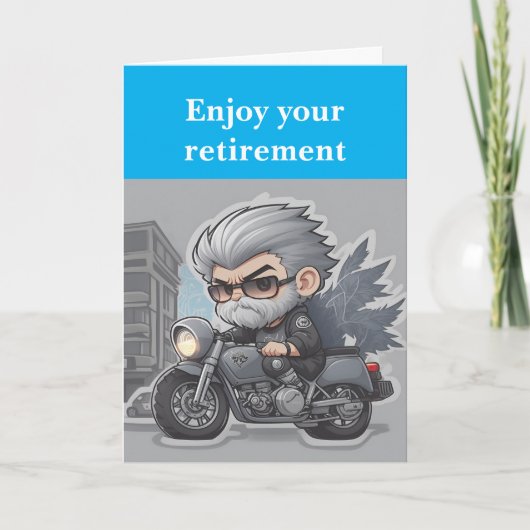Carte Profitez de votre retraite. (Devant)
