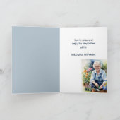 Carte Profitez de votre retraite Jardin de jardinage (Intérieur)