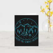 Carte Profitez des choses simples feu de camp nature min (Fleur jaune)