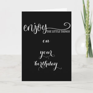 CARTE ***PROFITEZ DES PETITES CHOSES*** & GRANDES