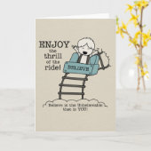 Carte Profitez du tour (Fleur jaune)