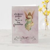 Carte Profonde compassion pour la perte de votre grand-m (Fleur jaune)