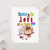 Carte Profondément amoureux de toi (Devant/Arrière en situation)