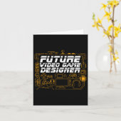 Carte Programmateur de programmation de jeu vidéo futur (Fleur jaune)