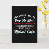 Carte Programmateur ICD Codage Codeur Médicale Bang My H (Fleur jaune)