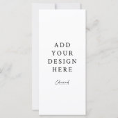 Carte programme de 4 x 9 pouces (Devant)