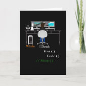 Carte Programmeur et développeur informatique (Devant)