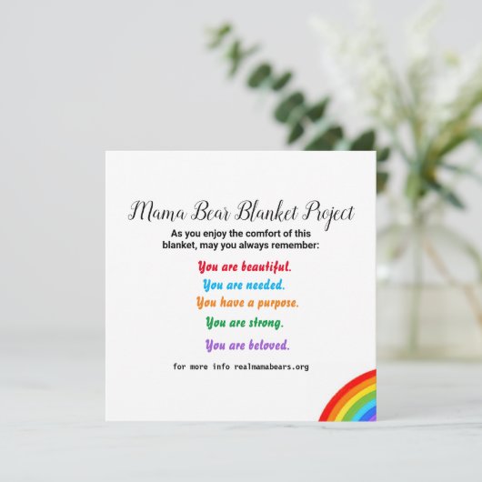 Carte projet ouverte (Debout devant)