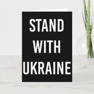 Carte Projet Stand With Ukraine Ukraine Maintenant