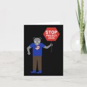 Carte Projet "vermin" Stop Activist Project 2025. (Devant)