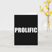 Carte Prolific Insrational For Entrepreneurs  (Fleur jaune)
