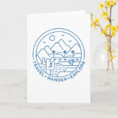 Carte Promenade à explorer (Fleur jaune)