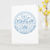 Carte Promenade à explorer (Fleur jaune)