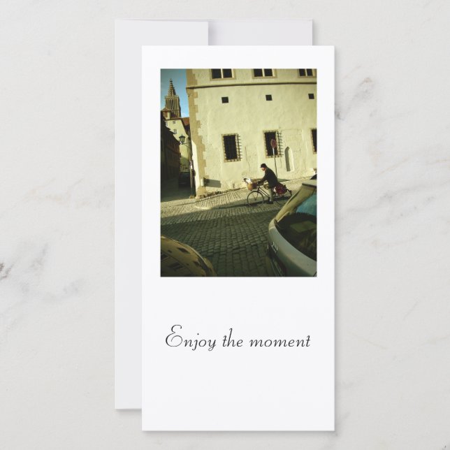 Carte Promenade à vélo lente avec votre chien (Devant)