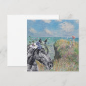 Carte Promenade de la falaise de Monet et compilation Bl (Devant / Derrière)