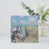 Carte Promenade de la falaise de Monet et compilation Bl (Debout devant)