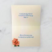 Carte Promenade de la Plage Message de Prière pour Toi d (Intérieur)