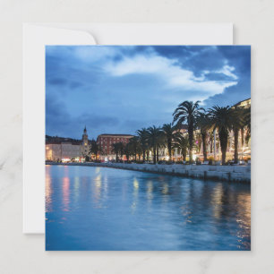 Carte Promenade de Split en Croatie