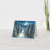 Carte Promenade hivernale neige (Devant)