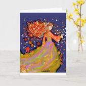 Carte Promenades d'automne (Fleur jaune)
