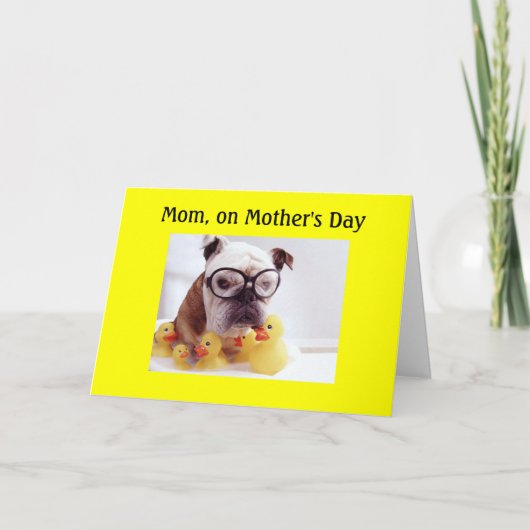 CARTE PROMESSE DE LA JOURNÉE DE LA MÈRE DE L'ENFANT (Devant)