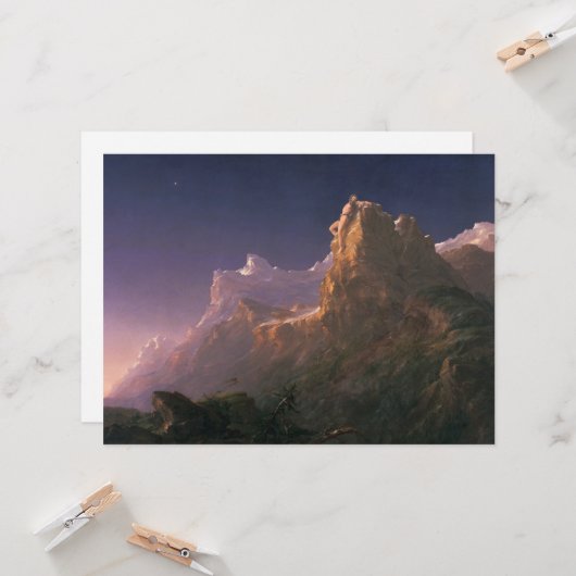 Carte Prometheus Bound (par Thomas Cole) (Devant/Arrière en situation)