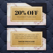 Carte Promo Code Couleur Bloc Coupon