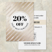 Carte Promo Code Gold Stripes
