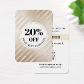 Carte Promo Code Gold Stripes (Bureau)