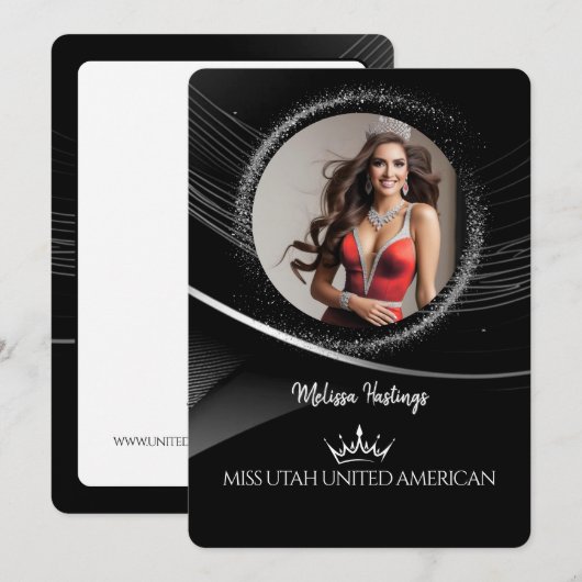Carte promo de concours Diamond Dust Premium (Devant / Derrière)