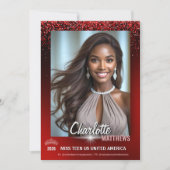 Carte promo de concours Ruby Glimmer | Code QR (Devant)