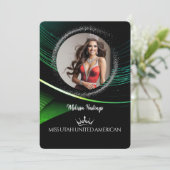 Carte promo Emerald Dust Pageant Premium (Debout devant)