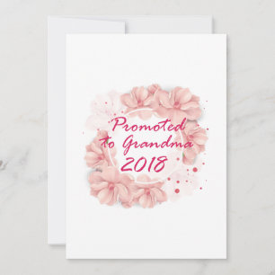 Carte Promoté À Grand-Mère 2018 Grand-Mère À Être Des Ca