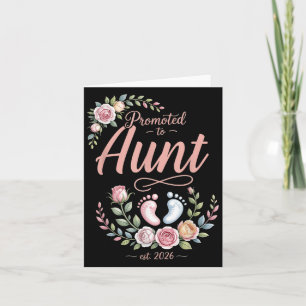 Carte Promoté À Tante Est 2026 Floral Femmes Hommes Mère