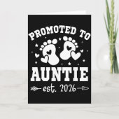 Carte Promoted To Auntie Est 2026 Going To Be Aunt Annou (Devant)