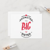 Carte Promoted to big sister (Devant/Arrière en situation)