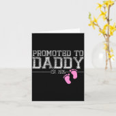 Carte Promoted To Daddy Est. 2026 Shirt New Daddy New Da (Fleur jaune)