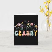 Carte Promoted To Granny Est. 2026 Daisy Floral Wildflow (Fleur jaune)